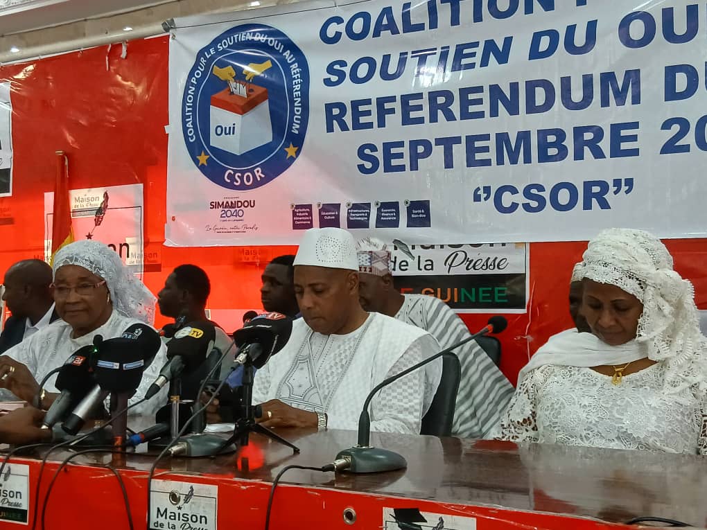 Référendum constitutionnel du 21 septembre en Guinée : le CSOR mobilisé pour un « OUI » massif