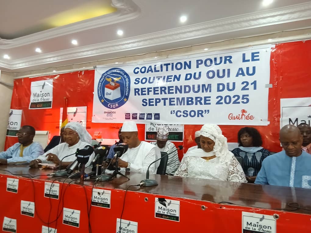 Référendum constitutionnel du 21 septembre en Guinée : le CSOR mobilisé pour un « OUI » massif